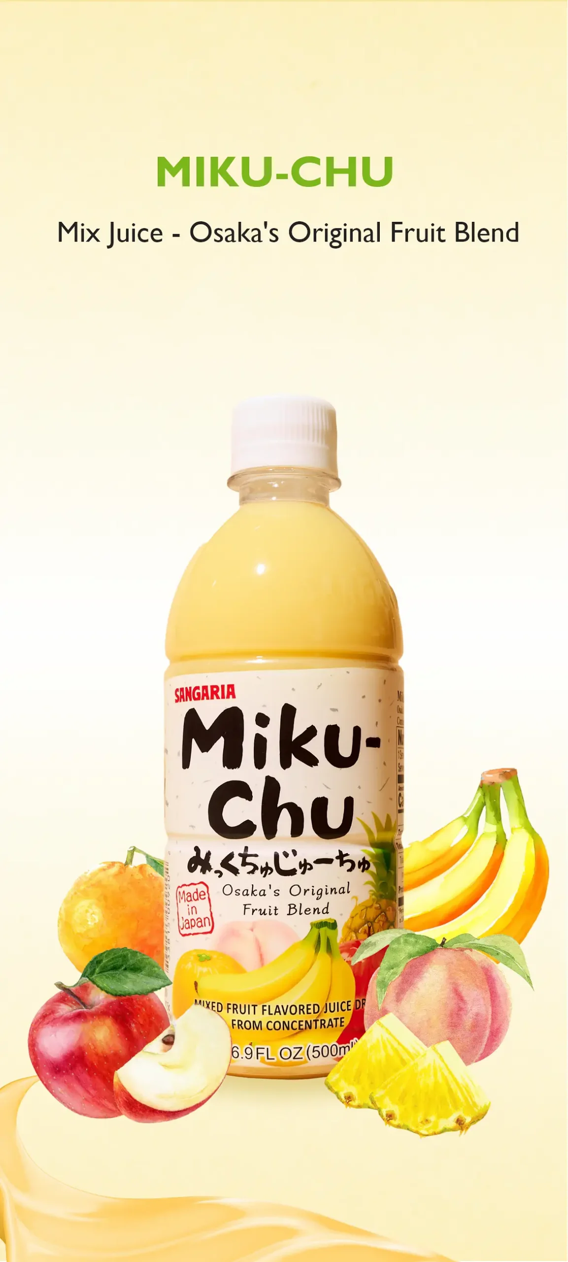 Miku-Chu, Mix Juice - Osaka's Original Fruit Blend
